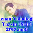 Kenan Vidadioglu Yazsin (Şeir) 2017