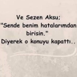 Sende Benim Hatalarımdan Birisin